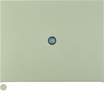 BERKER K.5 Płytka czołowa do przyłączy kablowych stal szlachetna lakierowana 10057004 HAGER (10057004)