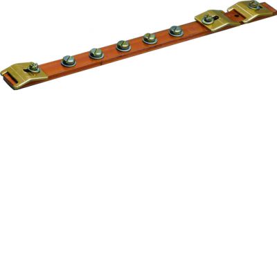 univers Szyna uziemiająca Cu 20x5mm 1-polowa UZ010 HAGER (UZ010)