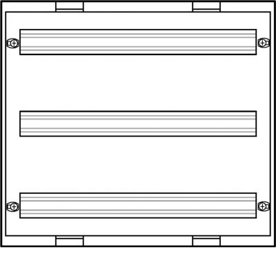 univers N Blok dla aparatów modułowych montowanych poziomo 3x24M 450x500mm UD32B3 HAGER (UD32B3)