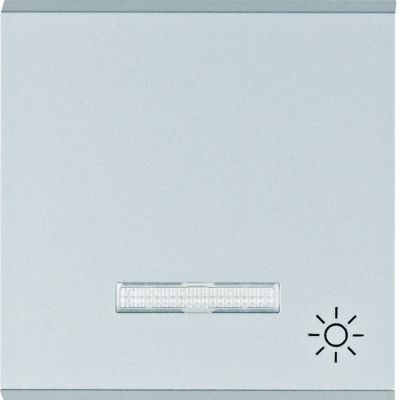 lumina Klawisz kontrolny z symbolem „Światło”, srebrny (WL6122)