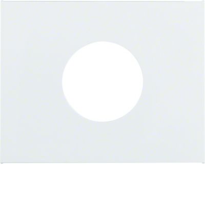 BERKER K.1 Płytka czołowa do łącznika i sygnalizatora świetlnego E10 biały 11657009 HAGER (11657009)