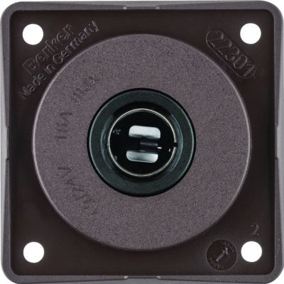 Integro Flow Gniazdo zasilające 12 V, samochodowe, brąz (945172501)