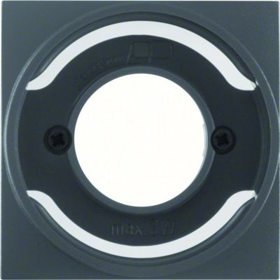 BERKER B.X Płytka czołowa do sygnalizatora świetlnego E14 antracyt 11981606 HAGER (11981606)