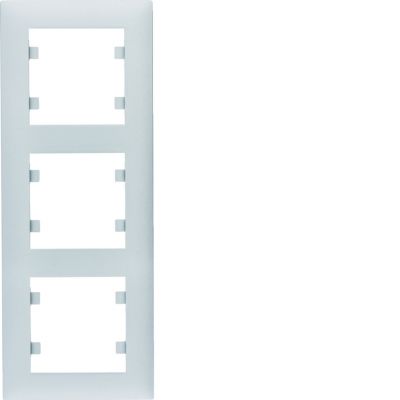 lumina intense Ramka potrójna pionowa srebrna WL5632 HAGER (WL5632)