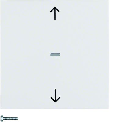 BERKER B.Kwadrat/S.1/B.3/B.7 KNX RF quicklink przycisk żaluzjowy biały połysk 85245289 HAGER (85245289)