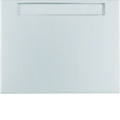 BERKER K.5 Klawisz z pole opisowe do łącznika 1-klaw. aluminium 14267003 HAGER (14267003)