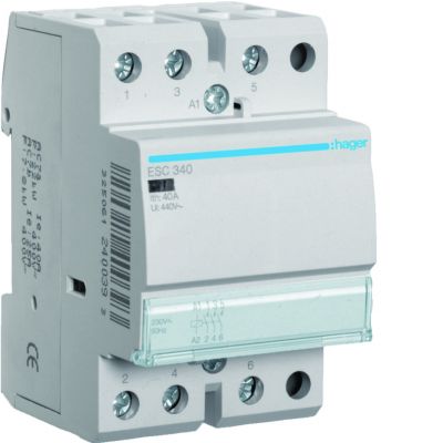 Stycznik modułowy 230V AC 3Z 40A AC-7A B ESC340 HAGER (ESC340)