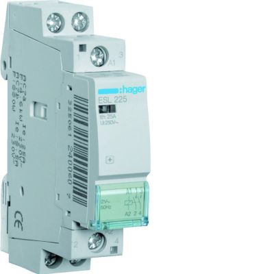 Stycznik modułowy 12V AC 2Z 25A AC-7A B ESL225 HAGER (ESL225)