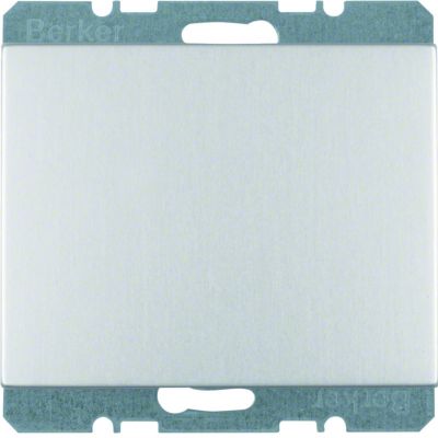 BERKER K.5 Zaślepka z płytką czołową aluminium 10457003 HAGER (10457003)