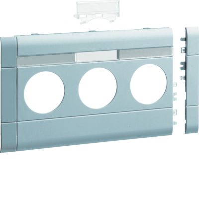 tehalit.WA Maskownica potrójna z polem opis. ABS bezhalogenowy 120mm lakierowanaier aluminium GB12031LAN HAGER (GB12031LAN)