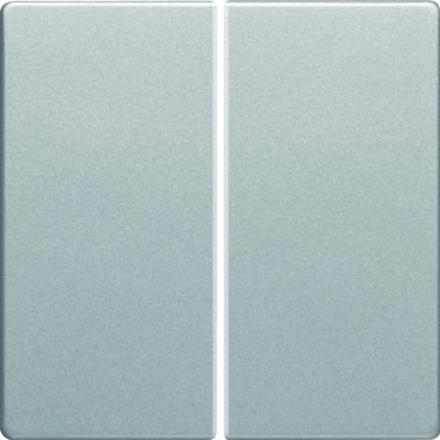 BERKER Q.x Klawisze do łącznika 2-klawiszowego para aluminium aksamit lakierowana 16236084 HAGER (16236084)