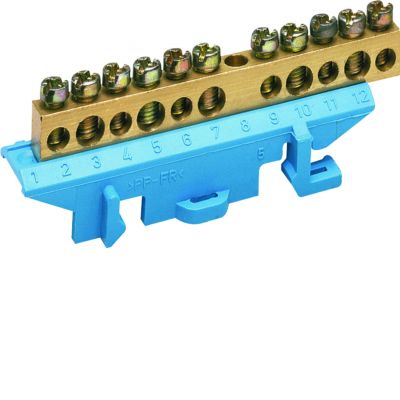 Listwa przyłączeniowa z cokołem neutralna 5x16+6x10 mm2 KM11N HAGER (KM11N)