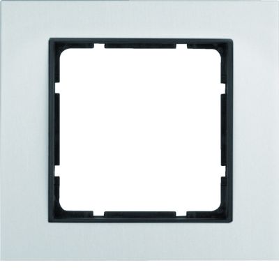 BERKER B.7 Ramka pojedyncza aluminium/antracyt mat 10116904 HAGER (10116904)