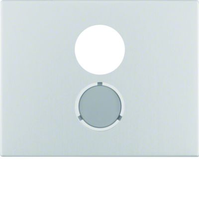 BERKER K.5 Płytka czołowa do gniazda głośnikowego aluminium 11847003 HAGER (11847003)