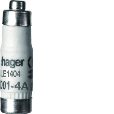Wkładka bezpiecznikowa D01 gG 4A 400VAC LE1404 HAGER (LE1404)