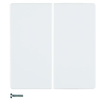 BERKER Q.x KNX RF quicklink Przycisk podwójny biały aksamit 85146129 HAGER (85146129)