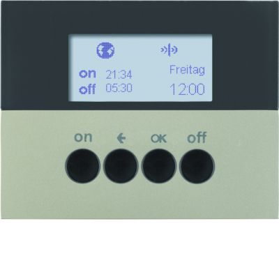 BERKER K.5 KNX RF quicklink łącznik czasowy stal szlachetna lakierowana 85745273 HAGER (85745273)