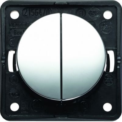 Integro Łącznik wieloklaw. przyciskowy, chrom (936752518)