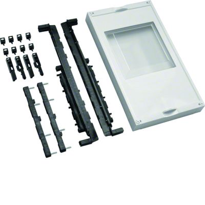 univers N Blok dla szyn zbiorczych poziomych 60mm 1xNH12 z przez. szybą 450x250mm UE31E9 HAGER (UE31E9)