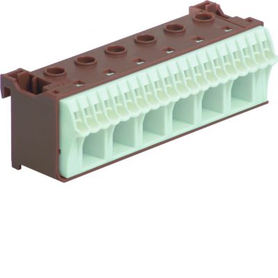 QuickConnect Blok samozacisków fazowy brązowy 6x16+20x4mm2 szer. 105mm KN26P HAGER (KN26P)
