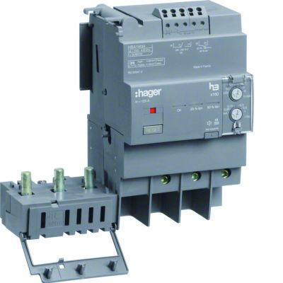 Blok różnicowo-prądowy 3P 160A regulowany HBA160H HAGER (HBA160H)
