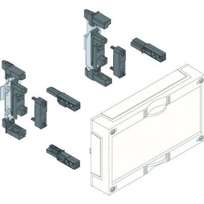 univers N Blok dla szyn zbiorczych poziomych 12/20/30x5/10mm 60mm 1-pol. 150x250mm UE11E0 HAGER (UE11E0)