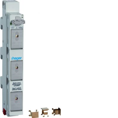 Rozłącznik bezpiecz. listw. do szyn 60mm D01/D02/CH10 3P 63A 400VAC 60/110VDC L063M HAGER (L063M)