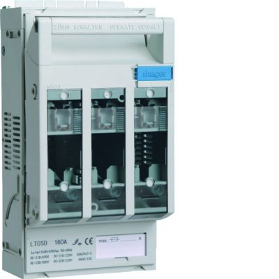 LT rozłącznik bezpiecznikowy NH00 3P 160A 690V AC LT050 HAGER (LT050)
