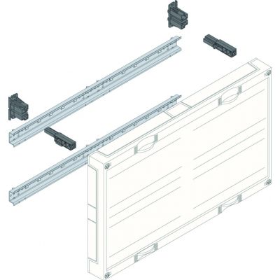 univers N HC 300x500mm zestaw z pokrywą pełną z TS35 UC22RK HAGER (UC22RK)