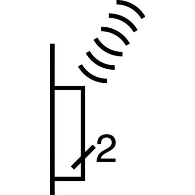 BERKER R.1/R.3 KNX RF przycisk radiowy podwójny płaski z baterią słoneczną biały 85656139 HAGER (85656139)