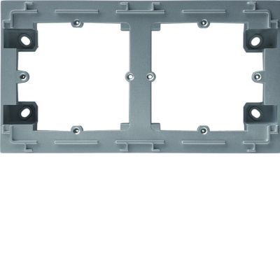 lumina intense Adapter natynkowy podwójny srebrny WL5822 HAGER (WL5822)