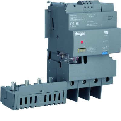 Blok różnicowo-prądowy 4P 125A bez regulacji HBA128H HAGER (HBA128H)