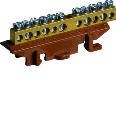 Listwa przyłączeniowa z cokołem fazowa 5x16+6x10 mm2 KM11L HAGER (KM11L)