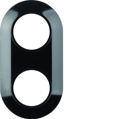 BERKER Serie 1930 Ramka podwójna czarna 138121 HAGER (138121)