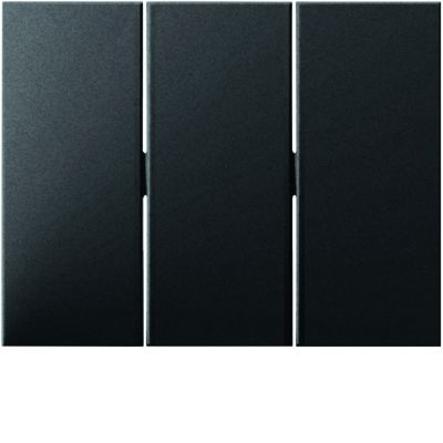 BERKER K.1 Klawisze do łącznika 3-klawiszowego antracyt mat lakierowana 14657006 HAGER (14657006)