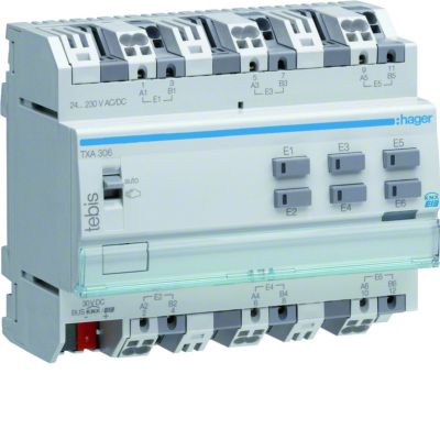 KNX e/s Wejście binarne 6-krotne uniwersalne TXA306 HAGER (TXA306)