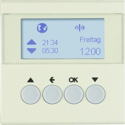 BERKER B.Kwadrat/S.1 KNX RF quicklink Łącznik żaluzjowy czasowy do sterownika żaluzjowego i mechanizmu zasilającego Berker.Net krem 85745182 HAGER (85745182)