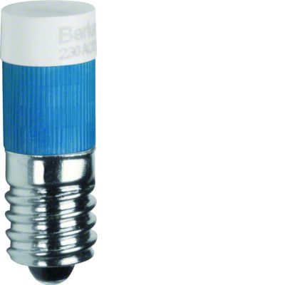 BERKER Żarówka LED E10 niebieski 167804 HAGER (167804)