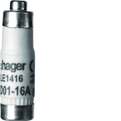 Wkładka bezpiecznikowa D01 gG 16A 400VAC LE1416 HAGER (LE1416)