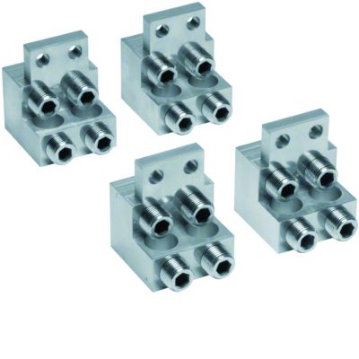 Zaciski klatkowe 630-800A Al./CU 4P 4x240mm2 HYE008H HAGER (HYE008H)