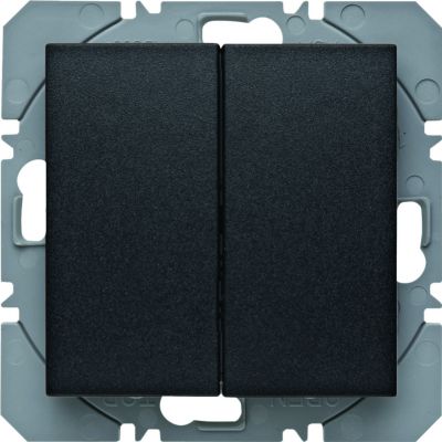 BERKER B.X/S.1 KNX RF quicklink Przycisk podwójny płaski antracyt 85656285 HAGER (85656285)