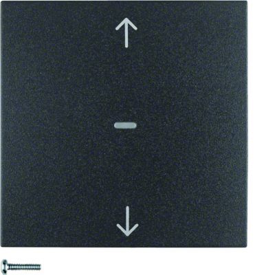 BERKER B.Kwadrat/S.1/B.3/B.7 KNX RF quicklink przycisk żaluzjowy antracyt mat 85245285 HAGER (85245285)