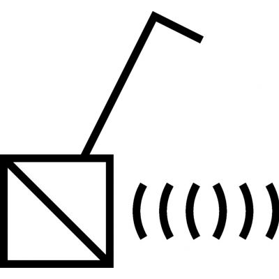 BERKER B.X/S.1 KNX RF quicklink Przycisk pojedynczy antracyt 85145185 HAGER (85145185)