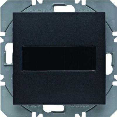 BERKER B.X/S.1 KNX RF Przycisk pojedynczy płaski z baterią słoneczną antracyt 85655185 HAGER (85655185)