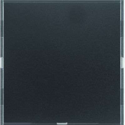 BERKER KNX e/s B.x Przycisk pojedynczy z polem opisowym z diodami LED RGB i czujnikiem temperatury antracyt. i aluminium 80161785 HAGER (80161785)