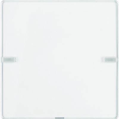 BERKER KNX e/s Q.x Przycisk pojedynczy z polem opisowym z diodami LED RGB i czujnikiem temperatury biały 80141329 HAGER (80141329)
