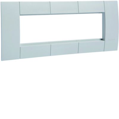 tehalit.WA Ramka montażowa potrójna 45x45mm jasnoszary GT4537035 HAGER (GT4537035)