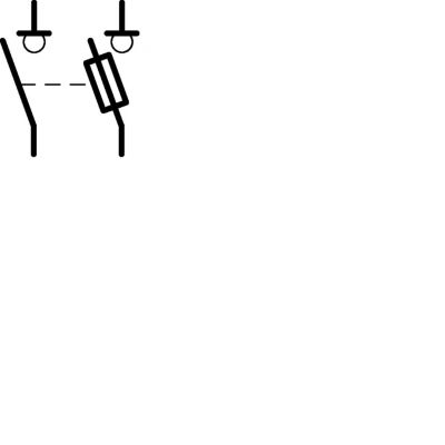 Rozłącznik bezpiecznikowy cylindryczny 2P 10x38mm L95200 HAGER (L95200)