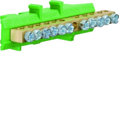 Listwa przyłączeniowa z cokołem ochronna 5x16+6x10 mm2 KM11E HAGER (KM11E)