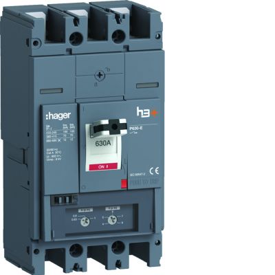 MCCB Wyłącznik mocy h3+ P630 TM 3x630A 70kA (HEW630DE)